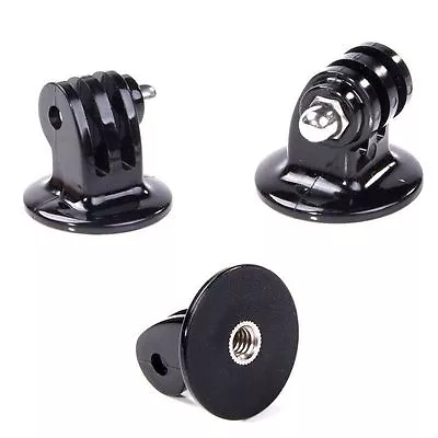 $2.90 • Buy 2x Tripod Monopod Mount Adapter For Go Pro HD HERO 1 2 3 4 Camera Accessor.QU