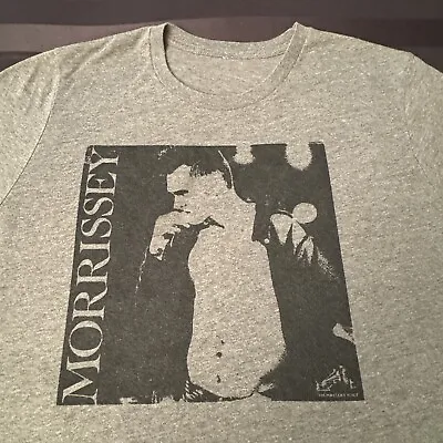 Morrissey His Masters Voice T Shirt L Large The Smiths Tee Color Gray • $44.97