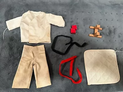 Vtg GI JOE ADVENTURE TEAM KARATE SET LOT Gi Brick Belts Pad • $44.99