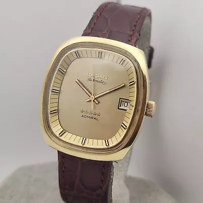 Vintage Longines ADMIRAL Men's Automatic Watch L633.2 17Jewels Swiss 1976 • $449