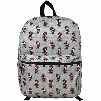 Disney Minnie Mouse 16  Large School Backpack All Over Print For Girls • $16.20