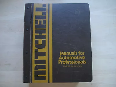 Mitchell Domestic Early Models Repair Manual Chevy Ford Chrysler 1965 66 67-75 • $28