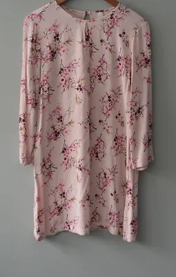 DeFacto Modest Islamic Women's Long Sleeve Knit Tunic Pink Floral Size XXL • $45