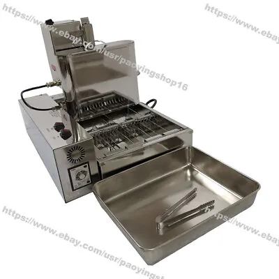 4pcs/Row Heavy Duty Electric Automated Mini Doughnut Donut Machine Maker Fryer • $990