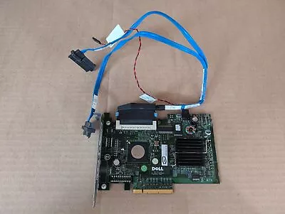 Dell E2k-ucs-51 (b) Pci-e Raid Poweredge Adapter Card W/cables W7-3(3) • $19.45