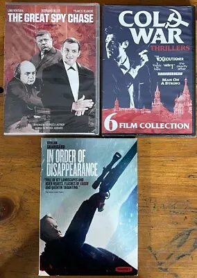 3 DVD Lot Spy Thriller Anthony Mann Sidney Lumet Stellan Skarsgard 8 Films NEW • $14.45