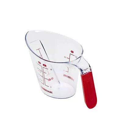 Farberware Pro Angled Measuring Cup 1 Cup/8 Fl. Oz. - Red Markings & Handle • $9