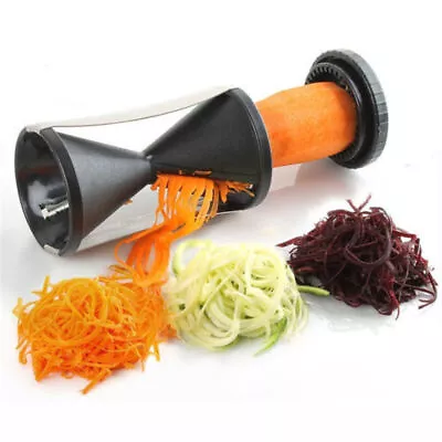 Kitchen Vegetable Spiral Slicer Cutter Chopper Spiralizer Shred Fruit Twister • £7.69