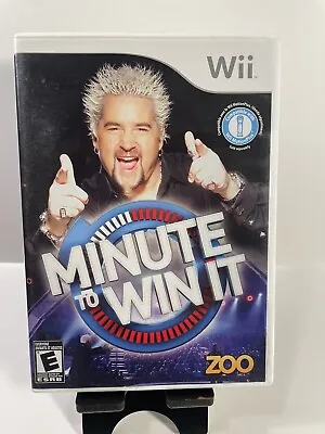 Minute To Win It (Nintendo Wii 2010) Complete W/ Manual - Tested Working • $7.49