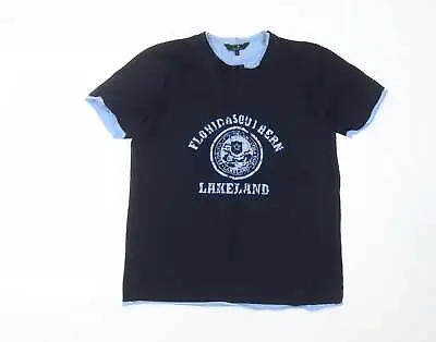 £4.25 • Buy UrbanSpirit Mens Blue Cotton T-Shirt Size L Round Neck
