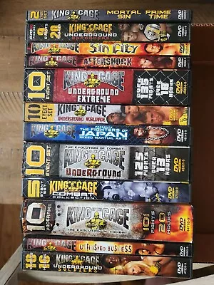 Lot Of 12 King Of The Cage Dvd's MMA • $150