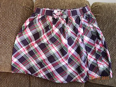 Gymboree Pups And Kisses Three Piece Plaid Skirt Set In Size 10 • $15