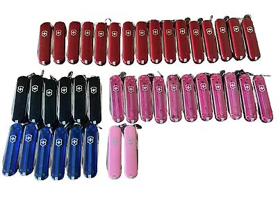 Lot Of 40 Victorinox Classic Sd Swiss Army Knives - Multi Colors • $149.95