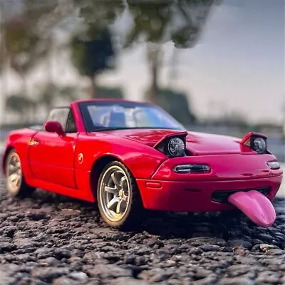 1:32 Mazda MX- Miata Model Diecast Metal Sports Toy Car Birthday Gift Red Color • $0.99