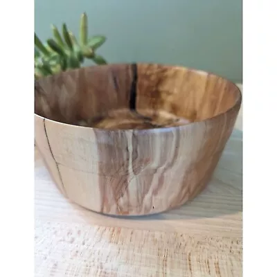 Vintage Handmade Wood Wooden Bowl Olive Rustic Fall Decor Salad Food Bread • $18