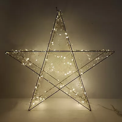 Martha Stewart 28  Indoor/ Outdoor Crystal Star With 100 Lights H431647 • $179.99