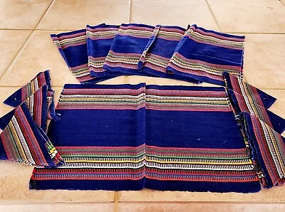 Mexican Woven Placemats (6) And Matching Napkins (6) NWOT • $20