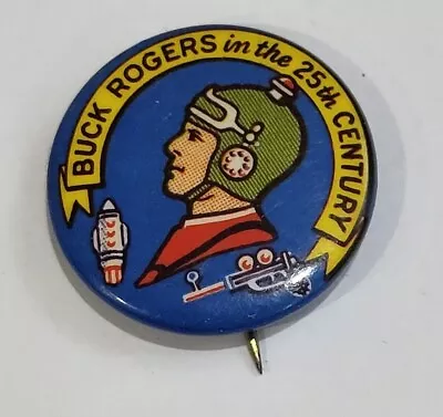 Vintage Buck Rogers In The 25th Century Pin Button Whitehead Hoag Co 1930's • $59.95