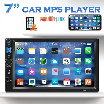 7 Inch 2 DIN Car Stereo Android 10.1 MP5 Player GPS FM Radio USB Head Unit NEW • $82.67