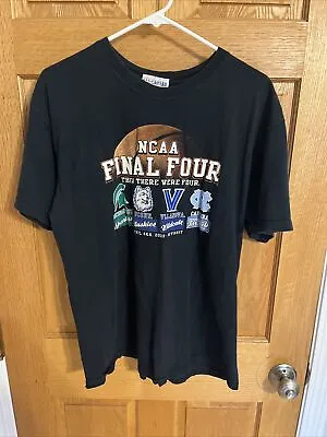 $6 • Buy Mens 2009 NCAA Final Four MSU, UCONN, UNC, VILLANOVA T Shirt Size L