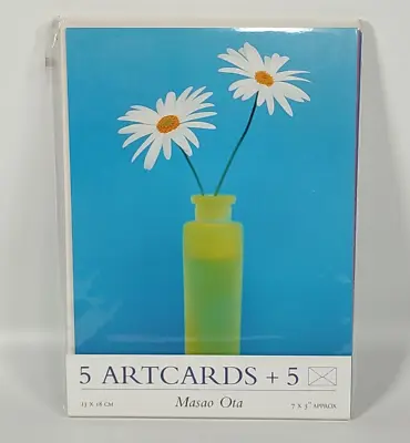 IKEA 5 Artcards Masao Ota Flower Paintings Ref A19 Frameable 464.820.00 - New • £6.99