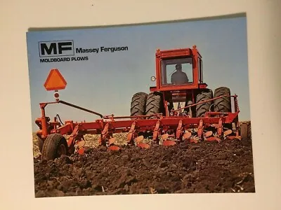 Massey-Ferguson MF 43 55 57 59 66 74 82 88 880 Plow Color Brochure 24pg '73 MINT • $24.99