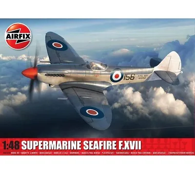 Airfix A06102A 1/48 Supermarine Seafire F.XVII Plastic Model Kit-NEW 2023 • £28.75
