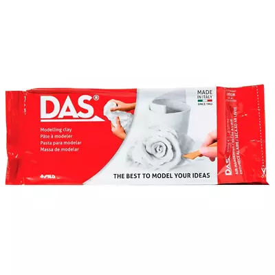 Das Modelling Clay Air-Dry Sculpting No Baking Self Hardening White 500g 1.1 Lb • $9.97