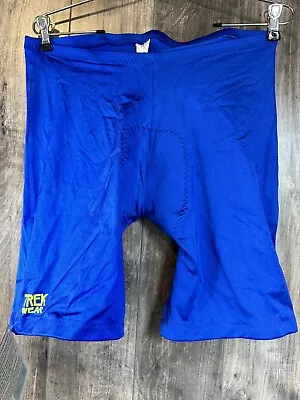 Vintage Trek Wear Bicycles Padded Biking Shorts Areo Men's Size XL  Blue USA • $19.95