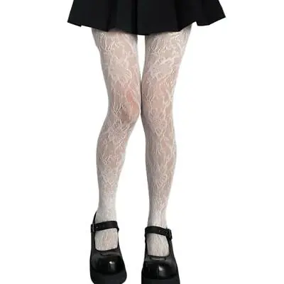 Women  Fishnet Pantyhose Gothic Multicolor Floral Patterned Mesh Tights • $7.07