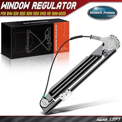 Window Regulator For BMW E39 525i 528i 530i 540i M5 99-03 W/o Motor Rear Left • $34.50