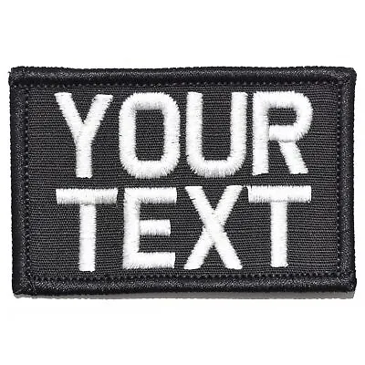 Custom 2x3 Name / Text  Patch With Hook Fastener • $8.39