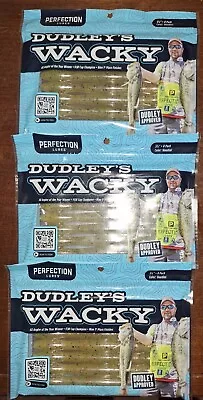 Dudley's Wacky Perfection Lures 5 3/8  Houdini Worm -  3 Packs  New 24 Worms • $15.99