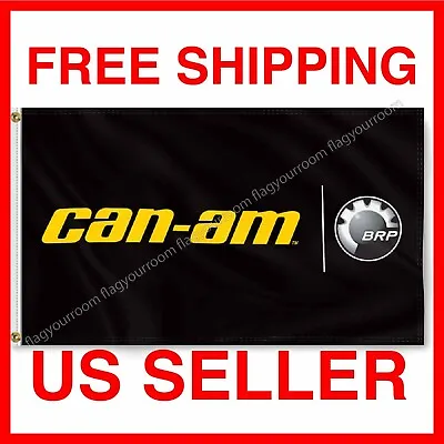 Can-am BRP Motorcycle Banner 3x5ft Flag Bombardier Defender Maverick Racing Show • $13.77