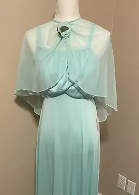 Vintage Bridesmaid's Prom Formal Dress  Mint Green Size 7/8 • $64.95