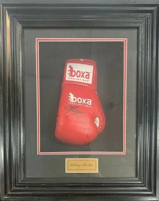 $499 • Buy Anthony Mundine Boxing Gloves Signed & Framed