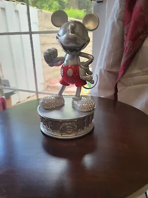 Brand New Mickey Mouse Rhinestone Figurine Disney100 In Original Box • $400