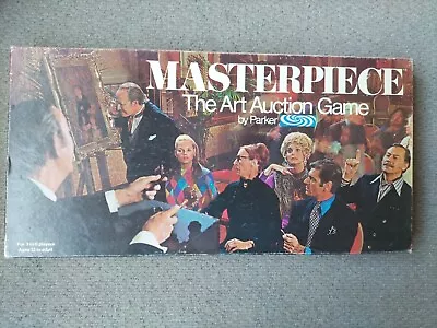 Masterpiece Art Auction Board Game By Parker Vintage Edition 1970 - Complete Vgc • £29.99