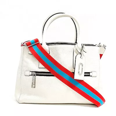 MARC JACOBS Hand Bag  White Leather 1278055 • $46