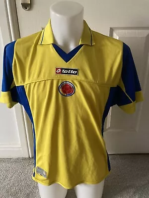 Original Colombia 2002/2004 Home Football Shirt Jersey Lotto Mens Medium Vintage • £39.99