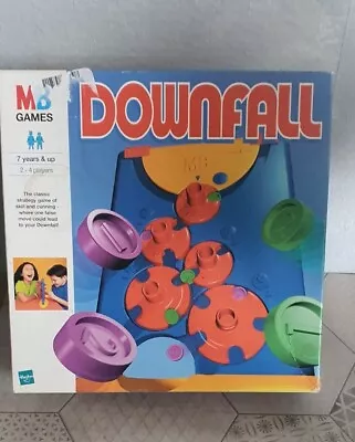  Vintage Downfall Board Game MB Games 1999.  Missing 2 Counters And Instructions • £7.99