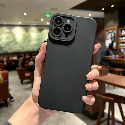 £3.89 • Buy Silicone Case For IPhone 11 12 13 Pro 14 Pro Max X XR 7 8 Plus SE Lens Cover