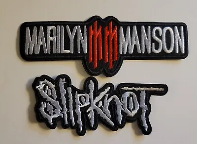 2 Rock Band Patches Marilyn Manson And Slipknot • $5