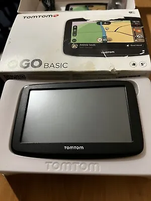 TomTom Go Basic 5 Car Sat Nav 5 Inch With Full U.K. & Eu Lifetime Maps. • £73