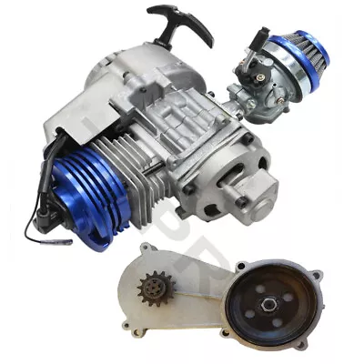 Racing 49cc 2 Stroke Engine Motor Gearbox Go Kart Scooter Dirt Pocket Bike ATV  • $195.77