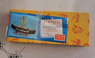 Vintage Constructo (Made In Spain) Viking Ship Model R-410  • $19.99