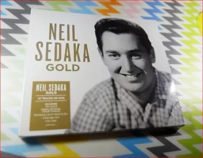 SOLITAIRE New 3xCD Best Of Neil Sedaka GOLD Calendar Girl Oh Carol Breaking Up • £6.99