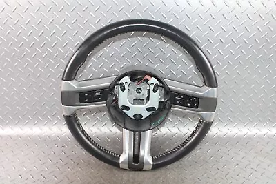 10-14 Mustang California Special Black Leather Steering Wheel Radio Controls OEM • $279.99