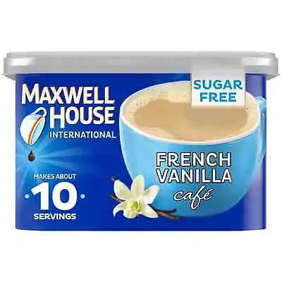 Maxwell House International French Vanilla Sugar Free Decaf Instant Coffee 4-oz • $6.72