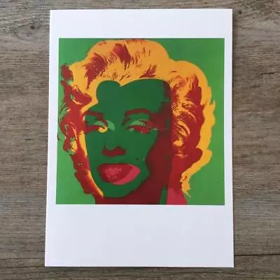 Andy Warhol Green Marilyn Monroe Notecard Greeting Card • $10.99